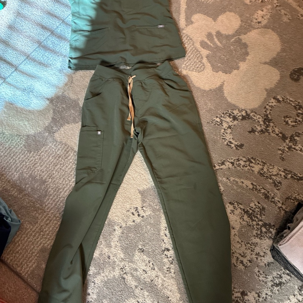 Figs Forest Green Women's Joggers